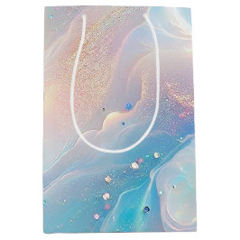 Blue Holographic Opal Gold Glitzer Makeup, Beauty Mittlere Geschenktüte