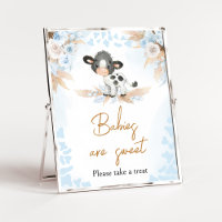 Blue Holy Cow Baby Dusche Babys sind süß