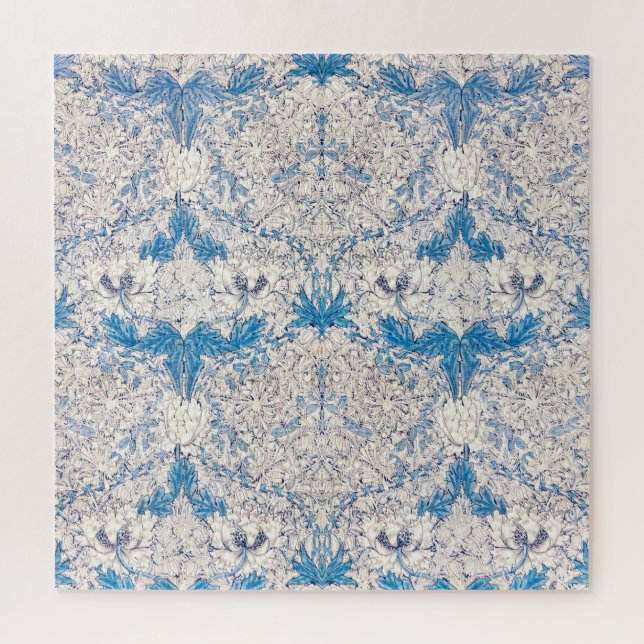 Blue Honeysuckle (von William Morris) Puzzle (Vertikal)
