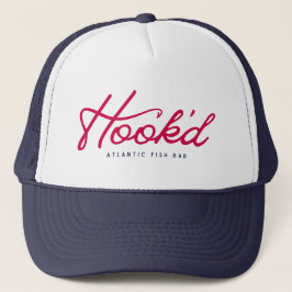 Blue Hook'd Trucker Hat Truckerkappe
