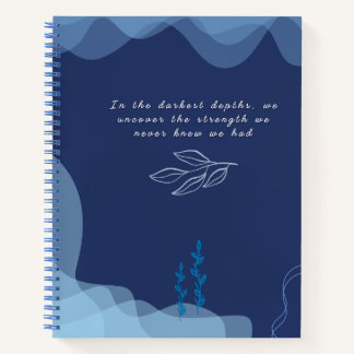 Blue Horizon Spiral Notebook Notizbuch