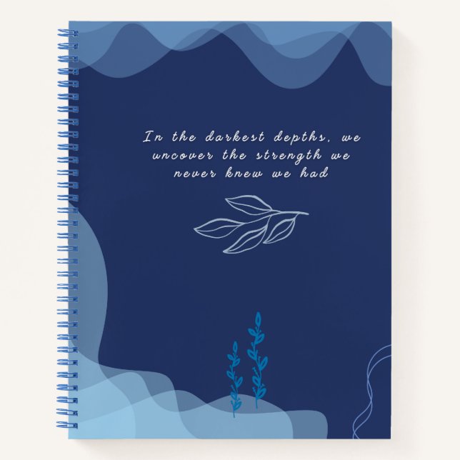 Blue Horizon Spiral Notebook Notizbuch (Vorderseite)