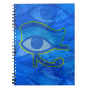 Blue Horse Eye Notebook Notizblock