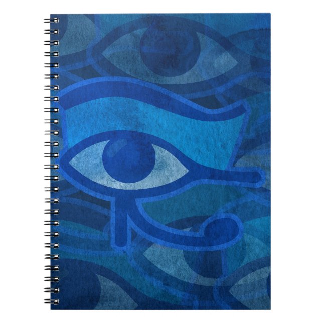 Blue Horse Eye Notebook Notizblock (Vorderseite)