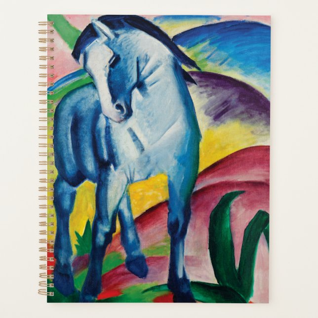 Blue Horse I von Franz Marc   Planer (Vorderseite)