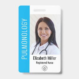 Blue Hospital Medical Employee Foto ID Blue Ausweis