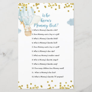 Blue Hot Air Ballon, der Mommy Best Game kennt