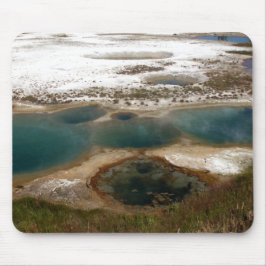Blue Hot Springs Yellowstone Mousepad