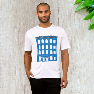 Blue Hotel Gebäude Mens Active T-Shirt