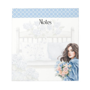 Blue Hour Blooms: Sammlung von Soft & Serene Notes Notizblock