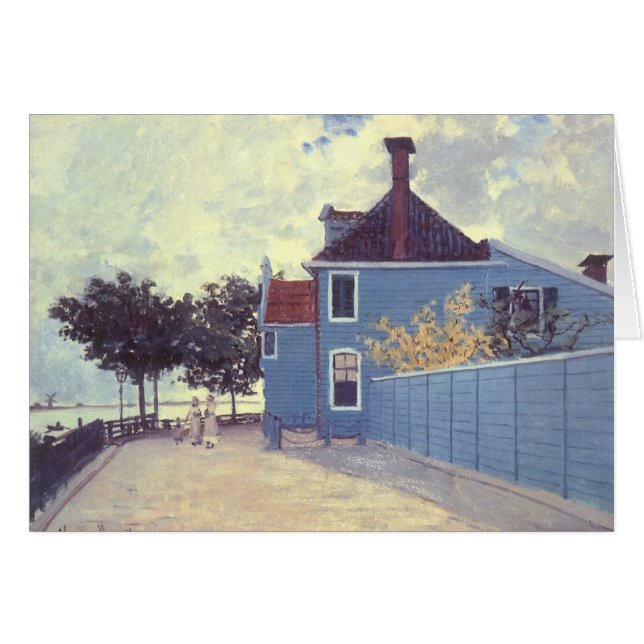 Blue House in Zaandam von Claude Monet (Vorderseite (Horizontal))