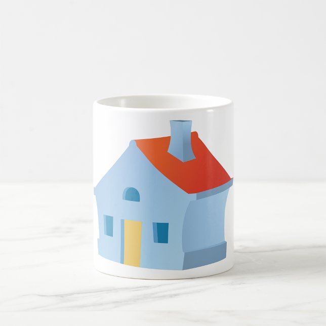 Blue House Kaffeetasse (Von Creator hochgeladen)