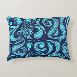 Blue Hues Accent Pillow Dekokissen