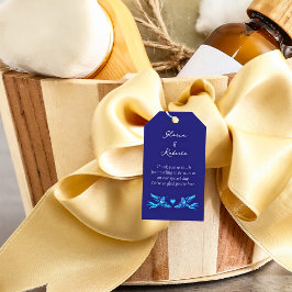 Blue Hummingbirds Boho Mexican Wedding Willkommen Geschenkanhänger