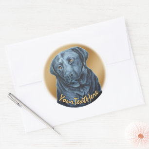 Blue Hund Art Stickers