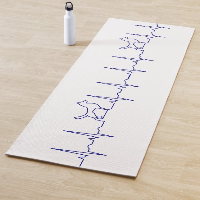 Blue Hund Heartbeat Yoga Mat Yogamatte (Beispiel)