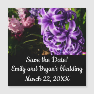 Blue Hyacinth II Spring Floral Magnetkarte