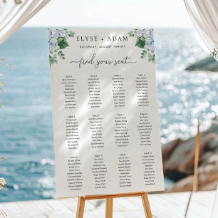 Blue Hydrangea 12 Tafelplakatposter Poster