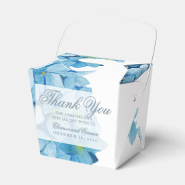 Blue Hydrangea Ausgereifte Gastgeschenk Hochzeit B Geschenkschachtel
