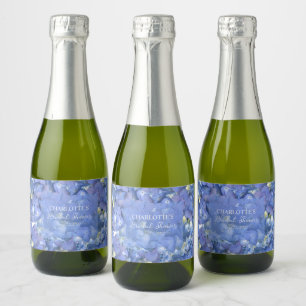 Blue Hydrangea Blooms Personalisiertes Brautparty
