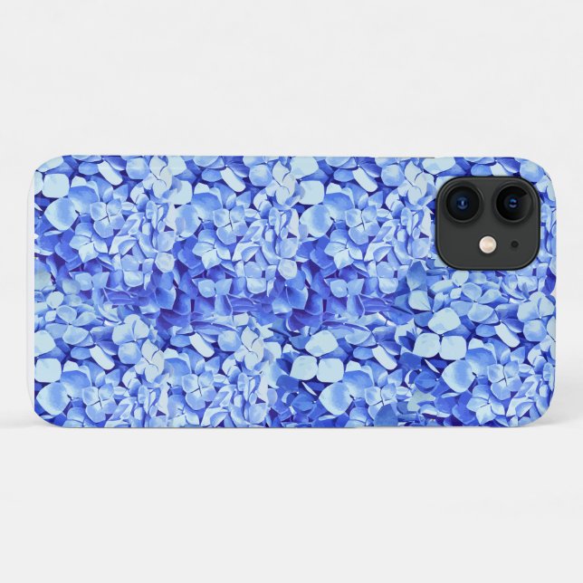 Blue Hydrangea Blume iPhone / iPad Gehäuse Case-Mate iPhone Hülle (Rückseite (Horizontal))