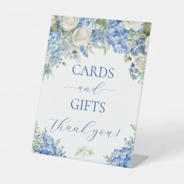 Blue Hydrangea Blume Karten und Geschenke Party Ze Sockelschild