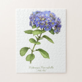 Blue Hydrangea-Blume Puzzle