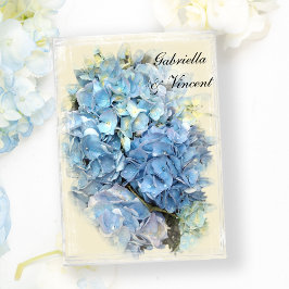 Blue Hydrangea Blume Wedding Einladung