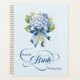 Blue Hydrangea Bouquet Bride Hochzeit Planer