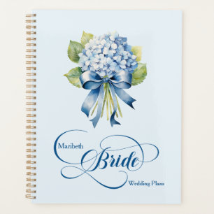 Blue Hydrangea Bouquet Bride Hochzeit Planer