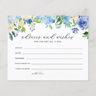 Blue Hydrangea Brautparty Beratung und Wünsche