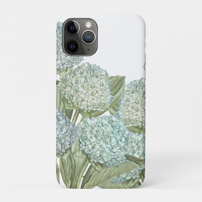Blue Hydrangea Case-Mate iPhone Hülle (Rückseite)