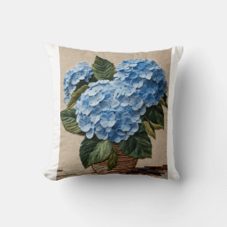 Blue Hydrangea Elegance Kissen