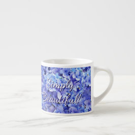 Blue Hydrangea Espresso Cup Espressotasse
