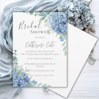 Blue Hydrangea Floral Brautparty