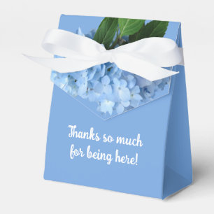 Blue Hydrangea Floral Polterabend Vielen Dank Geschenkschachtel