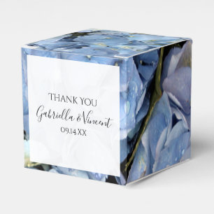 Blue Hydrangea Floral Wedding Geschenkschachtel