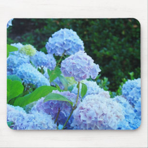 Blue Hydrangea Gardens mousepad Blume