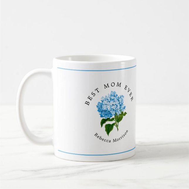 Blue Hydrangea Grand Millennium Kaffeetasse (Links)