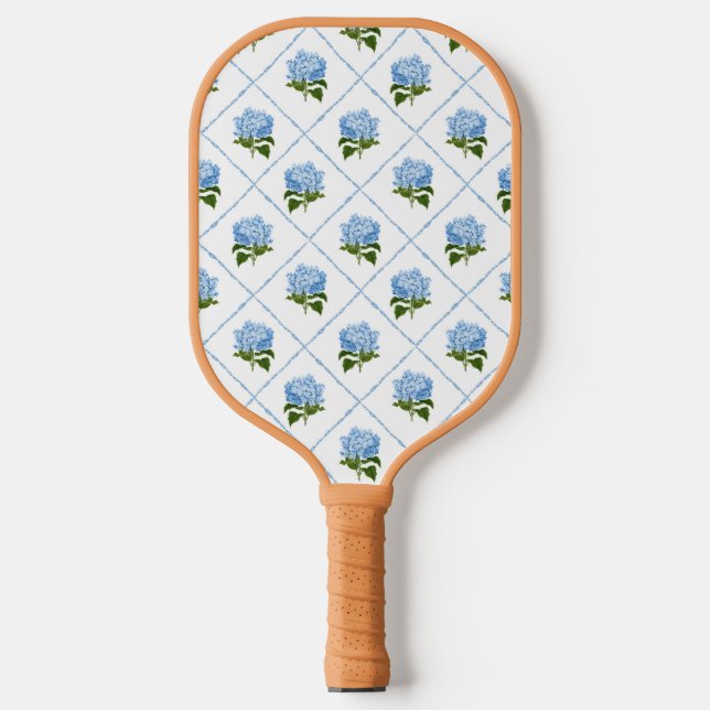 Blue Hydrangea GrandMillennium Pickleball Schläger (Vorderseite)