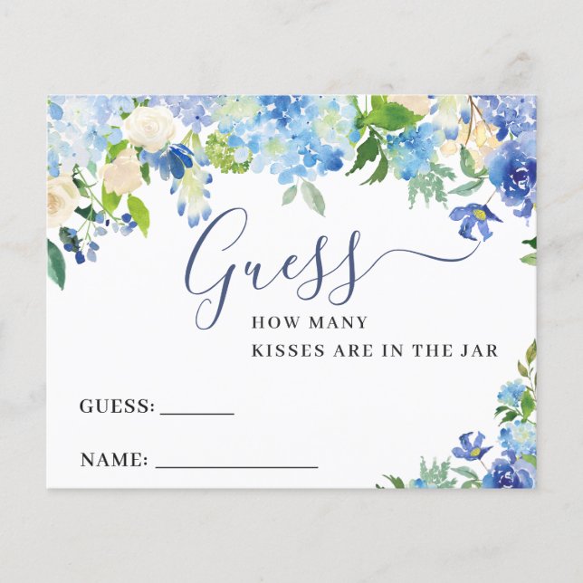 Blue Hydrangea Greenerge schätzen wie viele Game C Flyer (Vorne)