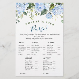Blue Hydrangea Greenerity Brautparty Game