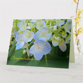 Blue Hydrangea Jegliche Gelegenheit Glückwunschkar Karte