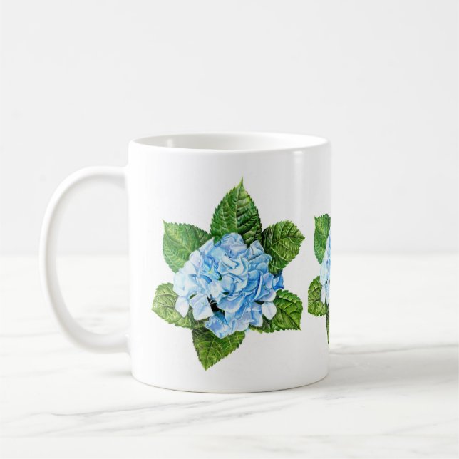 Blue Hydrangea Kaffeetasse (Links)