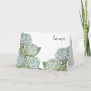 Blue Hydrangea Karte