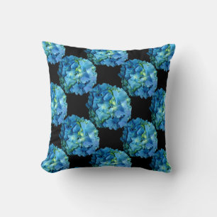 Blue Hydrangea Kissen