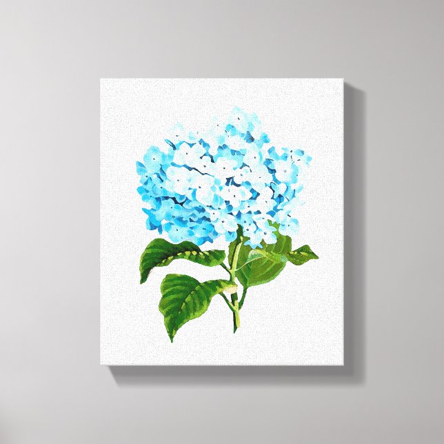 Blue Hydrangea Leinwanddruck (Vorderseite)