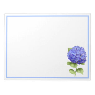 Blue Hydrangea Notizblock