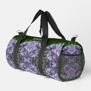 Blue Hydrangea Petals Abstrakt Personalisiert Duffle Bag
