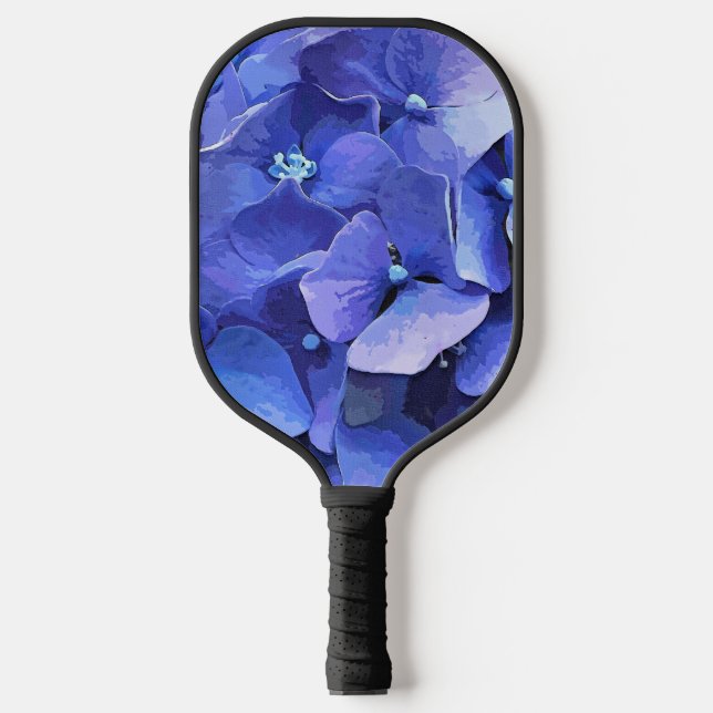 BLUE HYDRANGEA PICKLEBALL SCHLÄGER (Vorderseite)